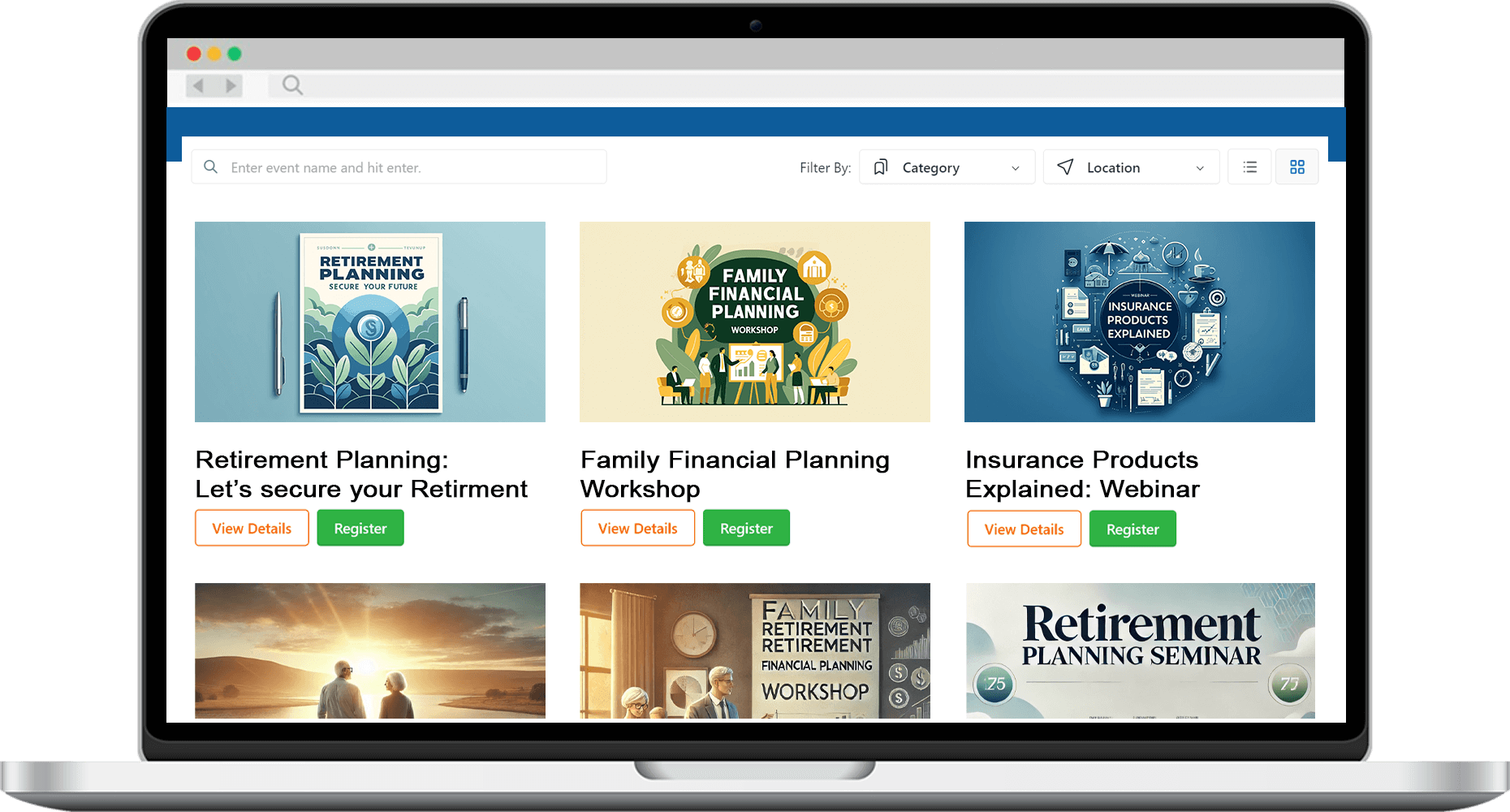 Automated Event Management for Financial Advisors